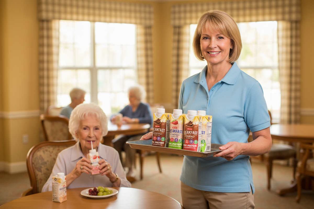 Carnation Nutrition Drinks - Caregiver Scene