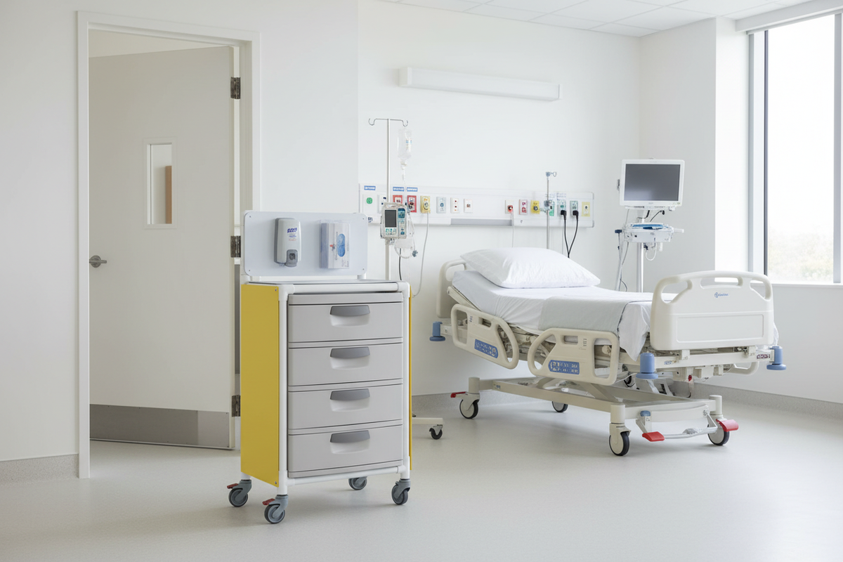 Isolation Station in Hospital Room
