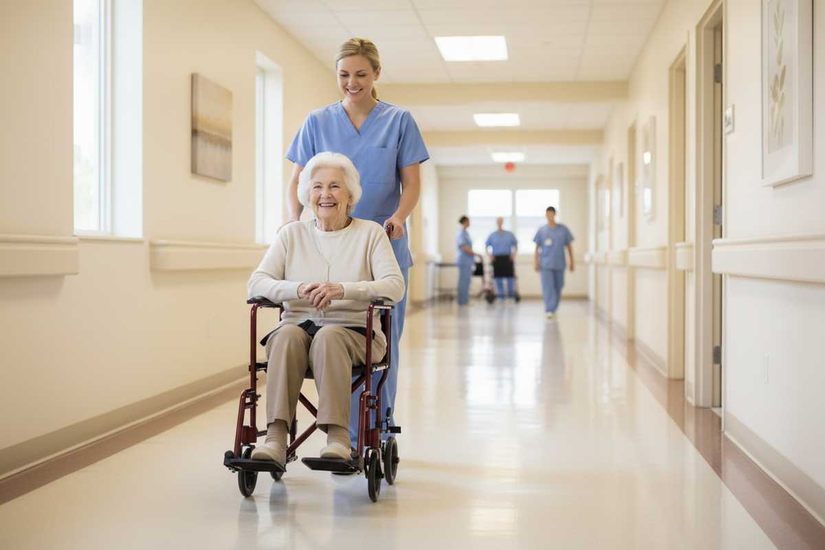 Transport Chair Hospital Setting