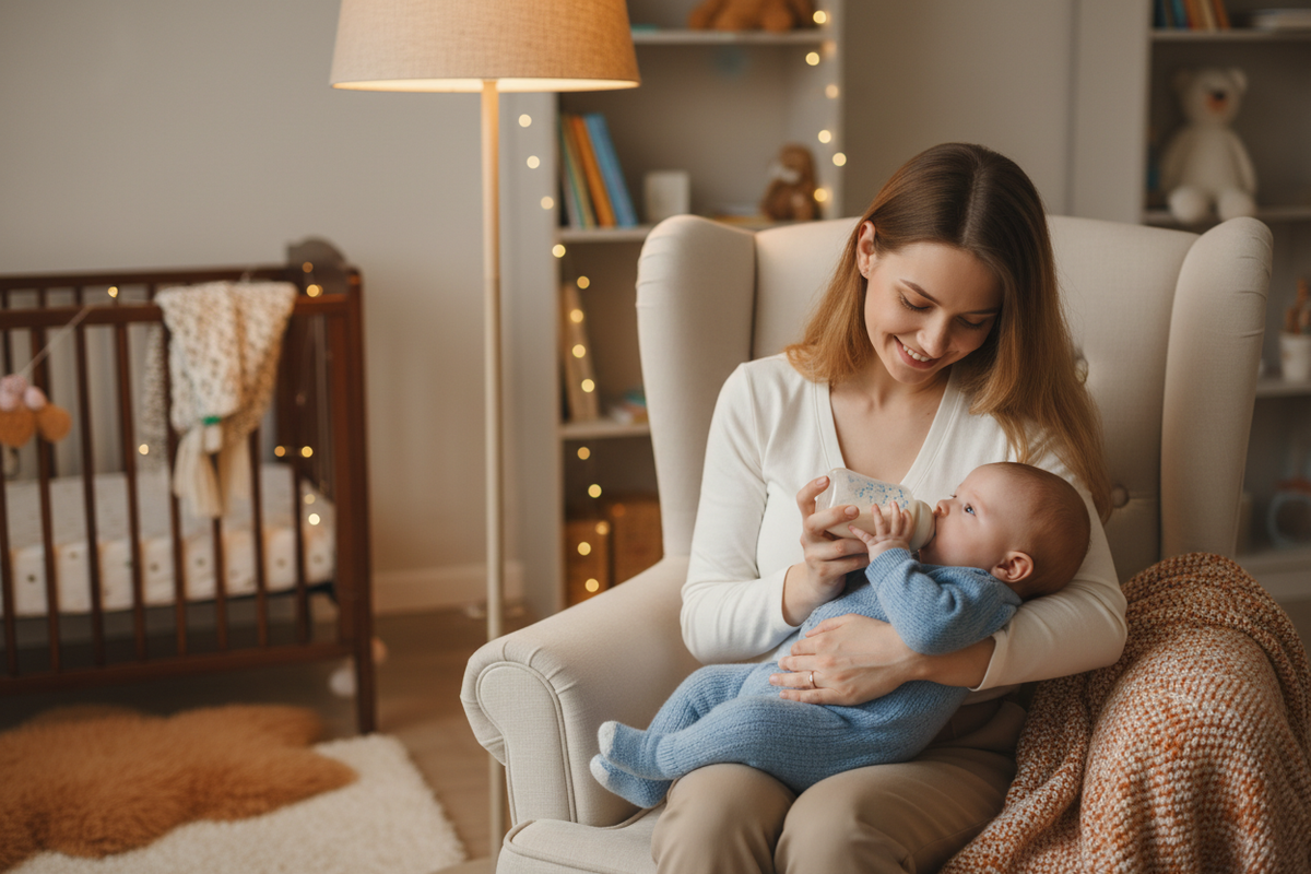 Pediatric Nutrition - Mom Feeding Baby