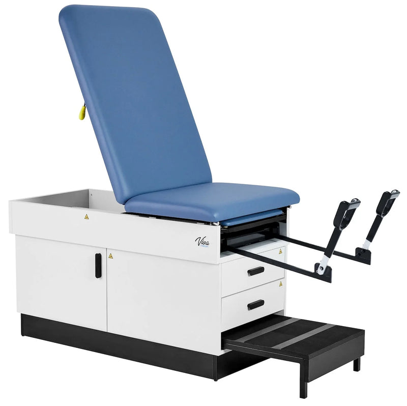 Viva Slim Line Exam Table with Stirrups