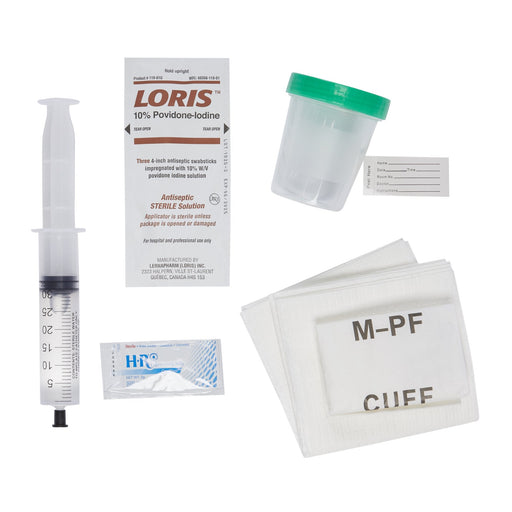 Indwelling Catheter Tray McKesson Foley Without Catheter Without Balloon kit