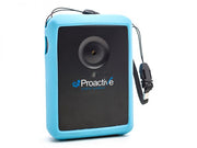 Blue and black electronic device with 'Proactive' branding on a white background