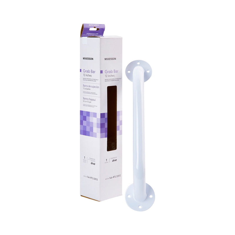 Mckesson Wall Mount Grab Bar White Steel