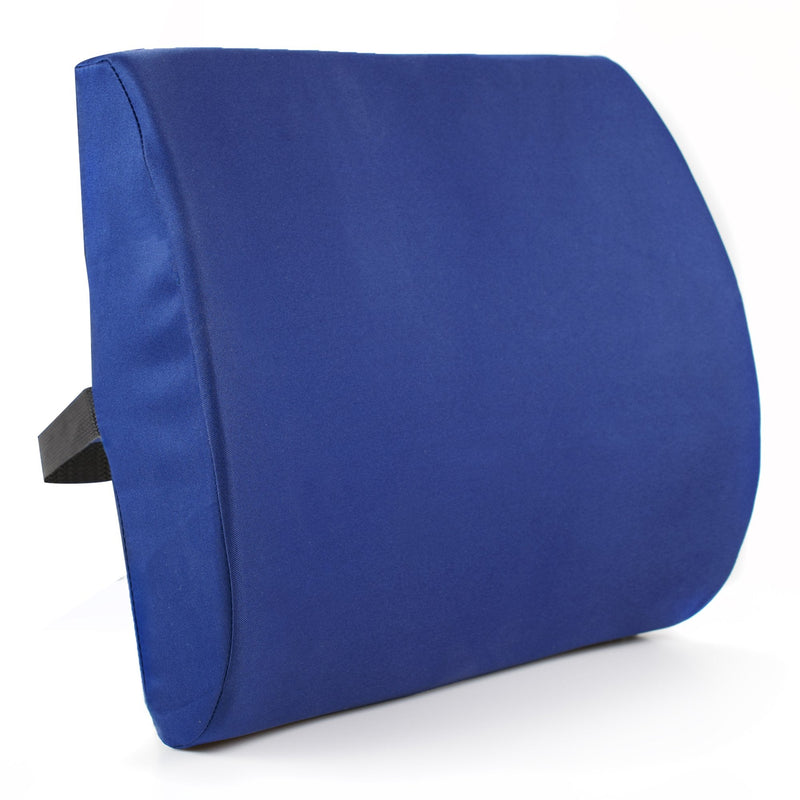 Blue cushion on a white background