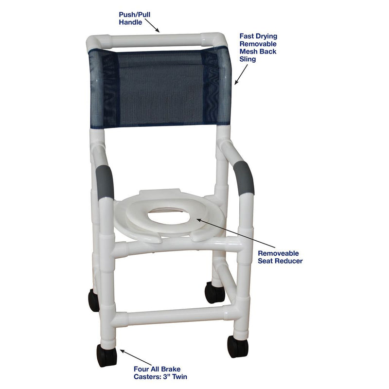 Mjm International 115 Series Pediatric & Small Adult Shower Chairs