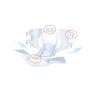 Diagram of a shoe with labeled parts on a white background