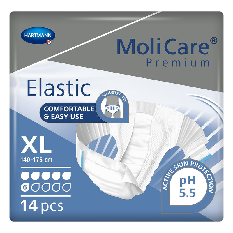 Molicare Premium Elastic 6D – Unisex Comfort Briefs (X Large)