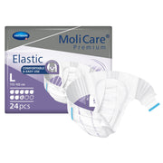 MoliCare Premium Elastic bandage packaging with bandages on a white background