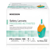 Box of Safety Lancet McKesson 21 Gauge Retractable Pressure Activated Finger
LANCET