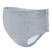 Textured gray diaper on a white background