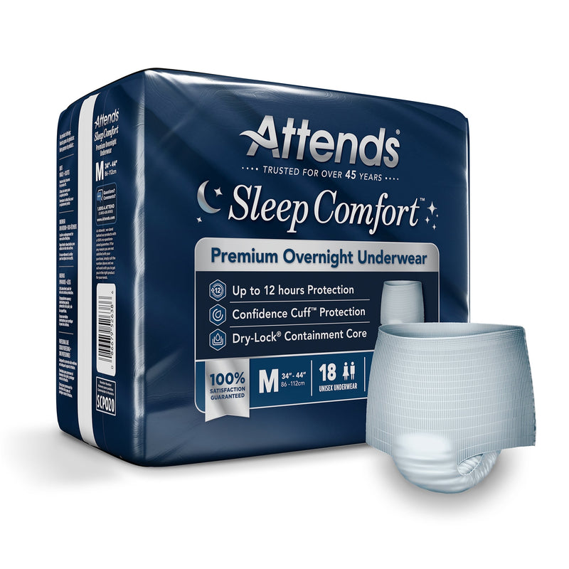 Attends Sleep comfort underwear package