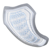 White and gray  pad with mesh design on a white background