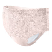 Pink textured underwear on a white background