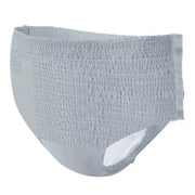 Textured gray underwear on a white background
