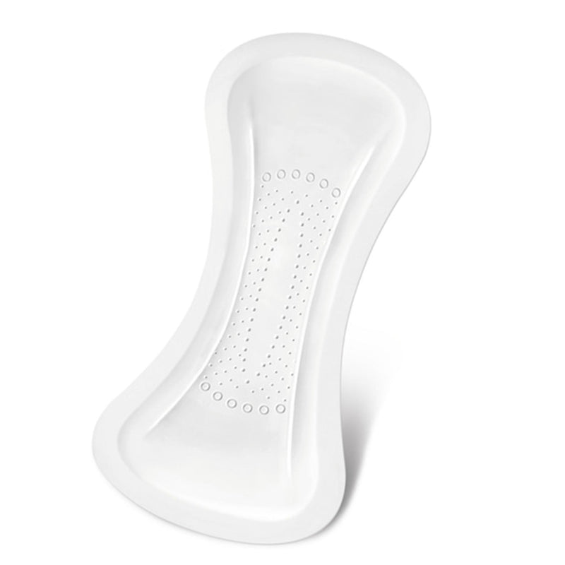 White silicone gel pad with textured surface on a white background