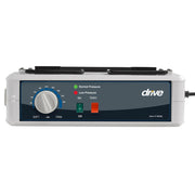 Control panel with a brand logo on a white background