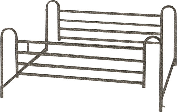 Drive Medical Telescoping Full Length Bed Side Rail – Steel