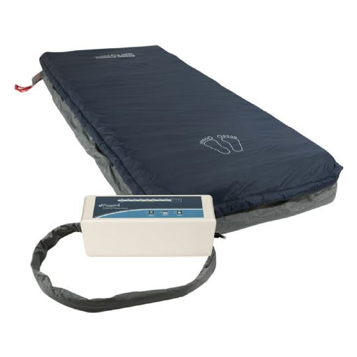 Air mattress with control panel on a white background