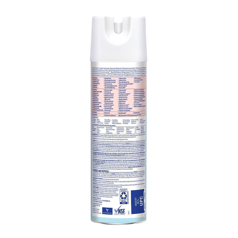 Canned air with label on a white background