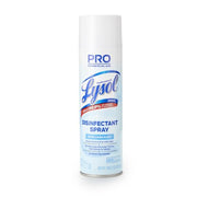 Lysol disinfectant spray can on a white background