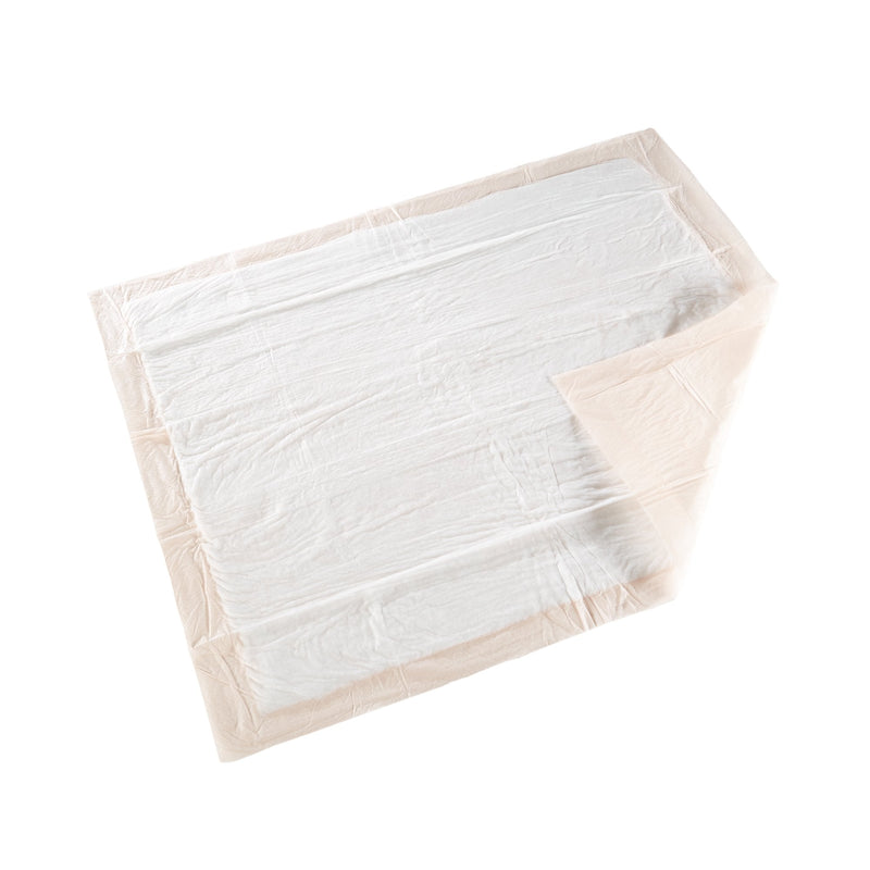 a single underpad on a white background