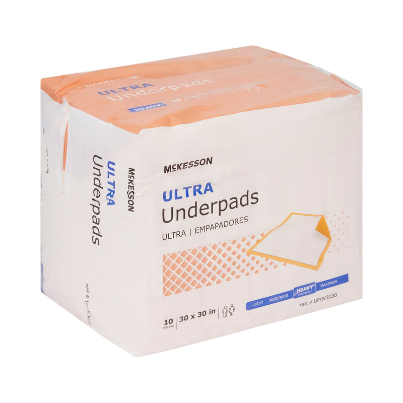 ultra underpads pack side view