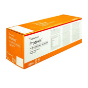 Box of Protexis PI Surgical Gloves by Cardinal Health on a white background