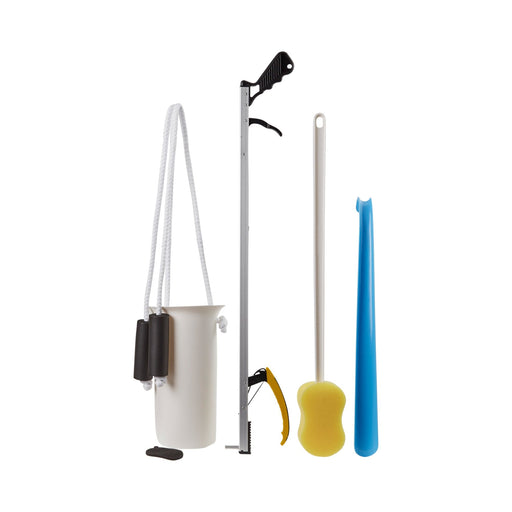 FabLife Standard Hip & Knee Aid Kit — Reacher, Sponge, Sock Aid & Shoehorn