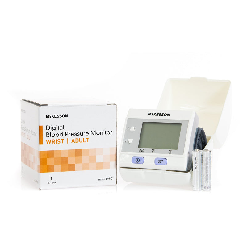 box of mckesson blood pressure monitor
