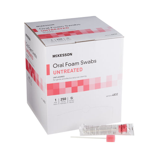 box of oral foam swabs