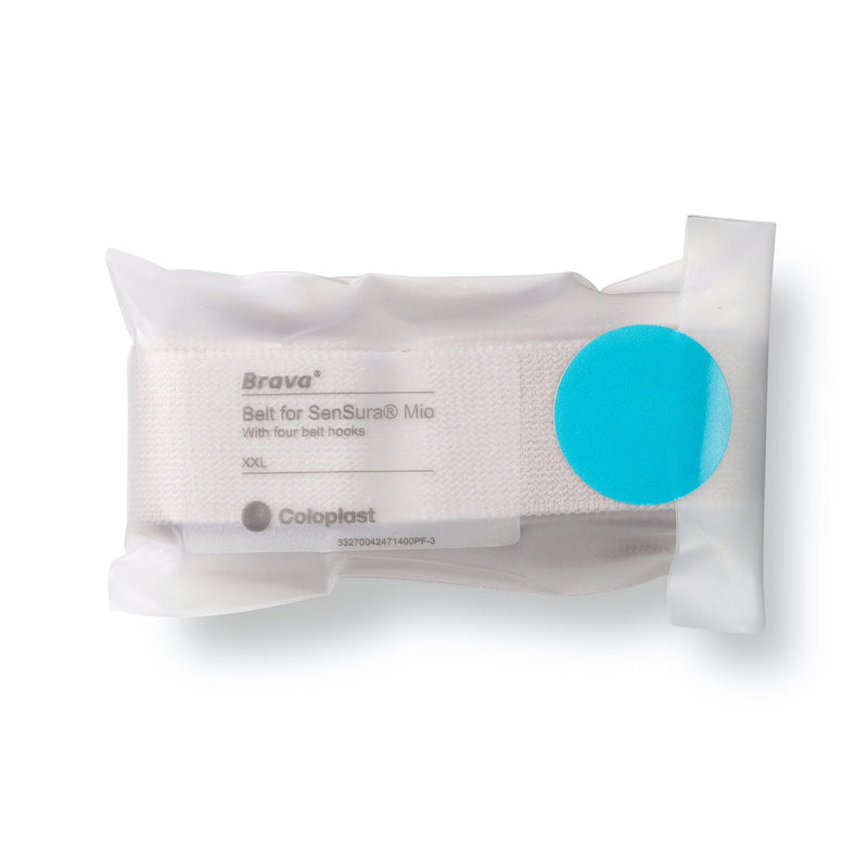 Pack of Coloplast Brava belt for SanSurase Mio on a white background