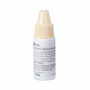 Bottle of True Metrix Control Solution on a white background