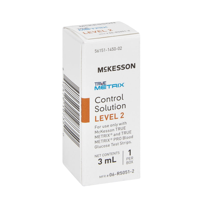 Mckesson True Metrix Control Solution Level 2 packaging on a white background