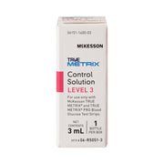 Box of McKesson True Metrix Control Solution Level 3 on a white background