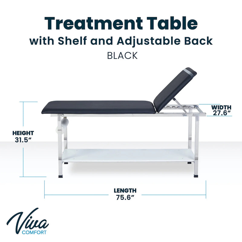 Viva Comfort Noble Treatment Table with Shelf