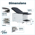 Viva Comfort Premium Comfort Grande Series Steel Exam Table