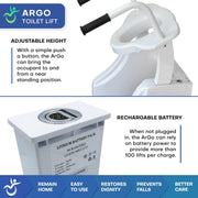 ArGo Powered Toilet Lift