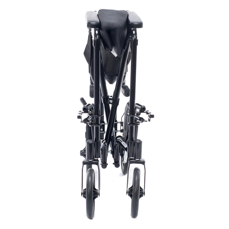 Protekt Astra Aluminum Transport Chair folded up