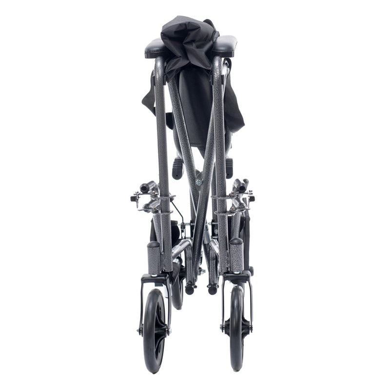 Astra Steel Transport Chair folded