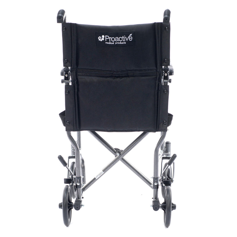 Astra Steel Transport Chair back