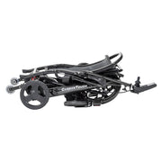 Black Carbon Touch golf push cart on a white background