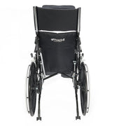 Black wheelchair with 'Proactive' branding on a white background