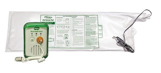 Health monitor device with cable and packaging on a white background