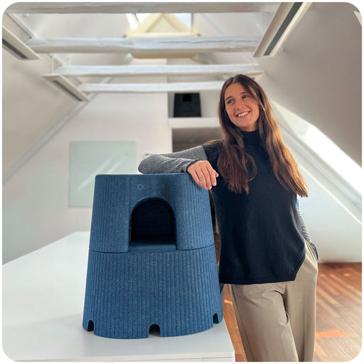 stool designer with stool