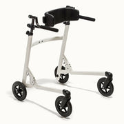 White walker with black wheels and handlebar on a white background