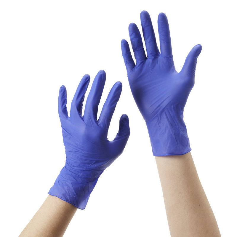 Nitrile gloves for caregivers
