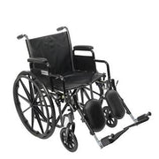 Black manual wheelchair on a white background