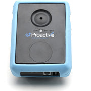 Blue and gray electronic device with 'Proactive' branding on a white background