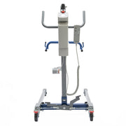 Medical lift with wheels on a white background